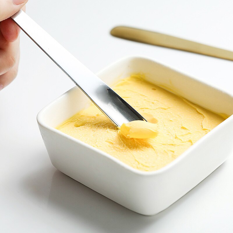 Stainless steel coffee stirring spoon honey ice cream dessert spoon tablespoon household small spoon skillet