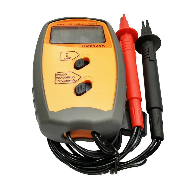 SM8124A Portable Battery Internal Resistance Voltmeter Battery Tester Battery Tester Battery Internal Resistance Test