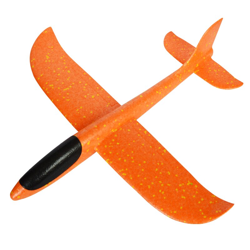 36cm Big Hand Launch Throwing Foam Palne EPP Airplane Model Glider Plane Aircraft Model Outdoor DIY Educational Toy For Children: orange