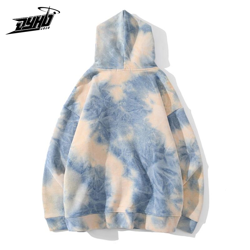 Hip Hop Men Hoodies Gradient Color Harajuku Hoodies Sweatshirt Women Streetwear Pullover Hoodie Casual Lounge Wear Men Cartoon