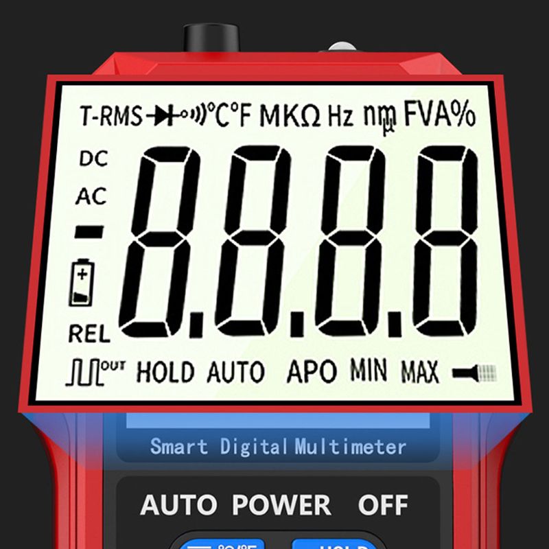 Multifunctional Digital Smart Multimeter NCV Non-contact Detection Meter Capacitance Temperature Measurement Instrument
