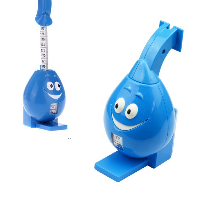 Cinta métrica de altura para niños, medidor de estatura de crecimiento montado en la pared, con forma de huevo, medidor de stadiómetro, cinta corporal: drop shape