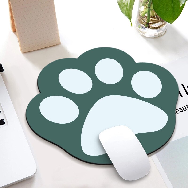 Kawaii Desk Pad Cute Mouse Pad Cat Pow Gaming Deskpad Desk Mats Office Accessories Mat for Mice Mouse Gamer: K
