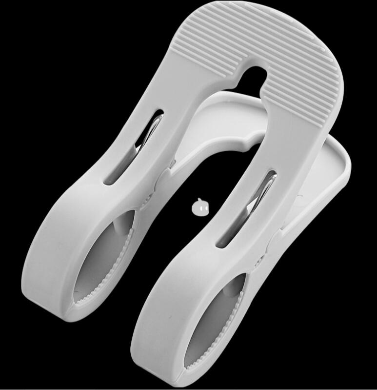 Hushållsplast torkning klädnypa stor lakan clips vindtät handduk clips hängare 6 st/lot starka sockklämmor klädnypor