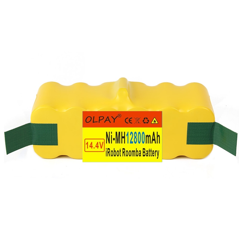 de alta capacidad 12800mAh 14,4 V batería para iRobot Roomba de 500, 530, 540, 550, 620, 600, 650, 700, 780, 790, 870