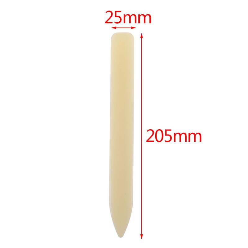 Herramienta de carpeta de imitación de hueso de 20,5 CM para marcar papel plegable, artesanías de cuero para accesorios artesanales de cuero hechos a mano