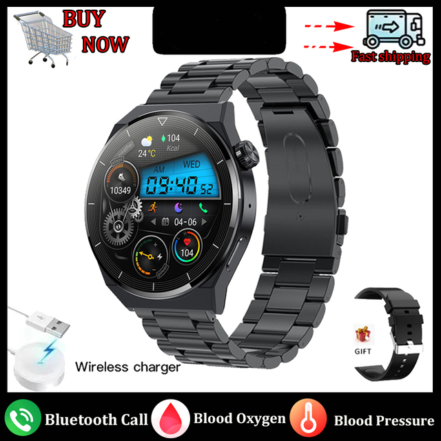 GT3 Pro Smartwatch pour homme, écran haute définition AMOLED 2024x390, appel Bluetooth, étanche IP68, Huawei, , 390: Bleu