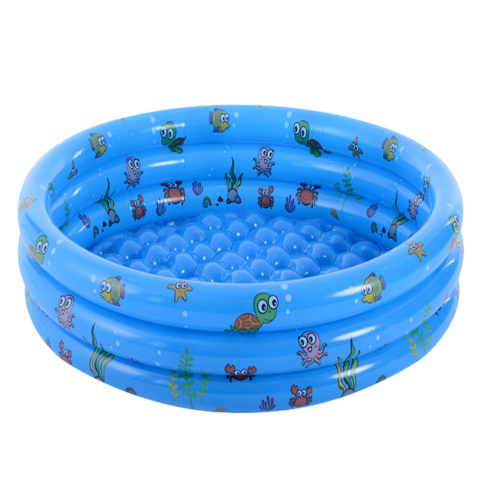 Piscine gonflable pour bébé, jouet de pataugeoire pour enfants, baignoire ronde de jardin pour enfants: Blue