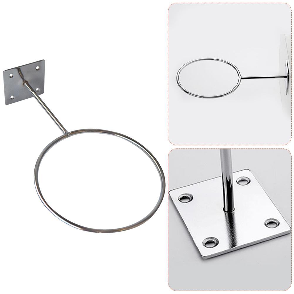 Wall Mounted Basketball Football Holder Rack Display Useful Portable Ball Stand Equipment Easy To Install