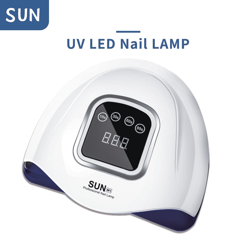 Sun  m1- lamp voor het drogen van nagellak, 45 leds, 86w krachtige uv-led-nagellampen voor manicure met lcd-scherm, nageldroger
