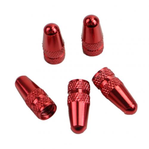Fiets Valve Adapter Pomp Zet Presta Aan Koper Valve Adapter Wielen Gaspijp Buis Tool Fiets Accessoires: Rood