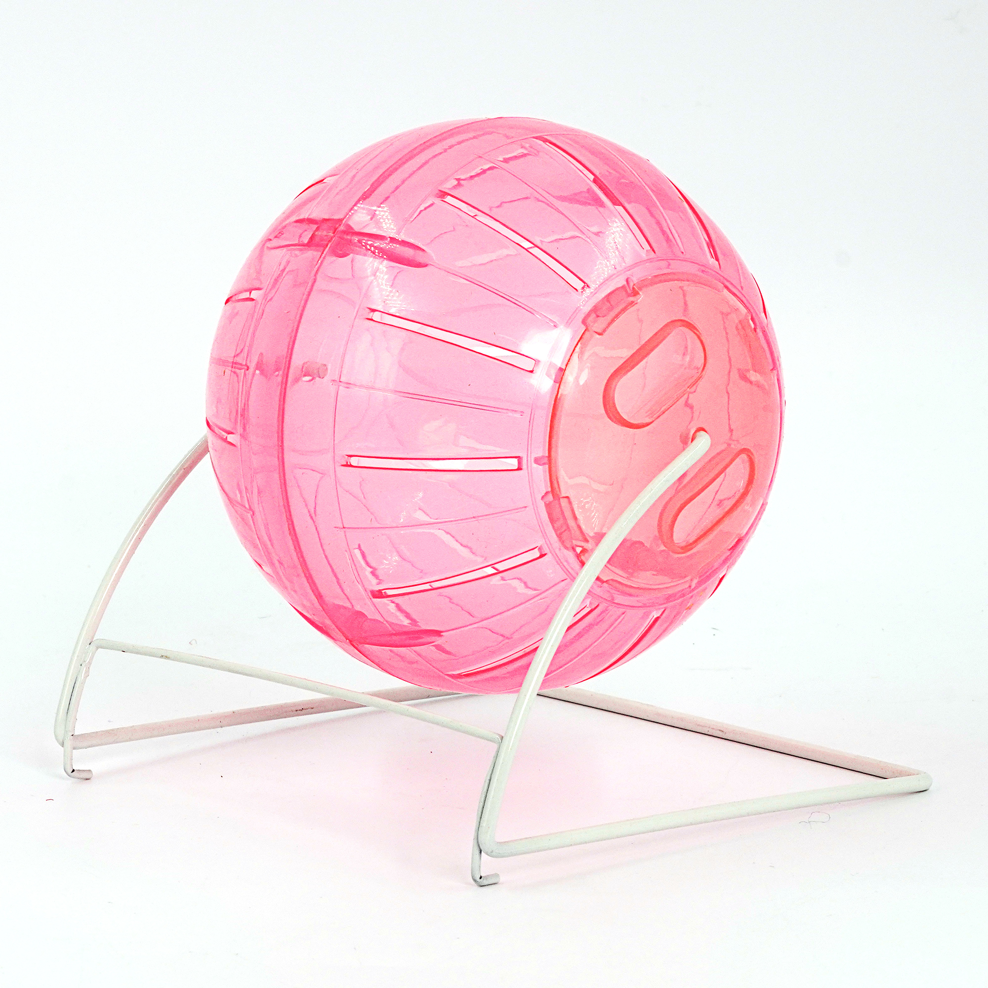 Bola de Ejercicio de hámster con Soporte 11.5cm (Color Aleatorio) Rueda de Ejercicio Multifuncional Animales Pequeños para Hámster Sirio Hámster Enano Ratones Jerbos Seda Dorada Oso Shih Tzu