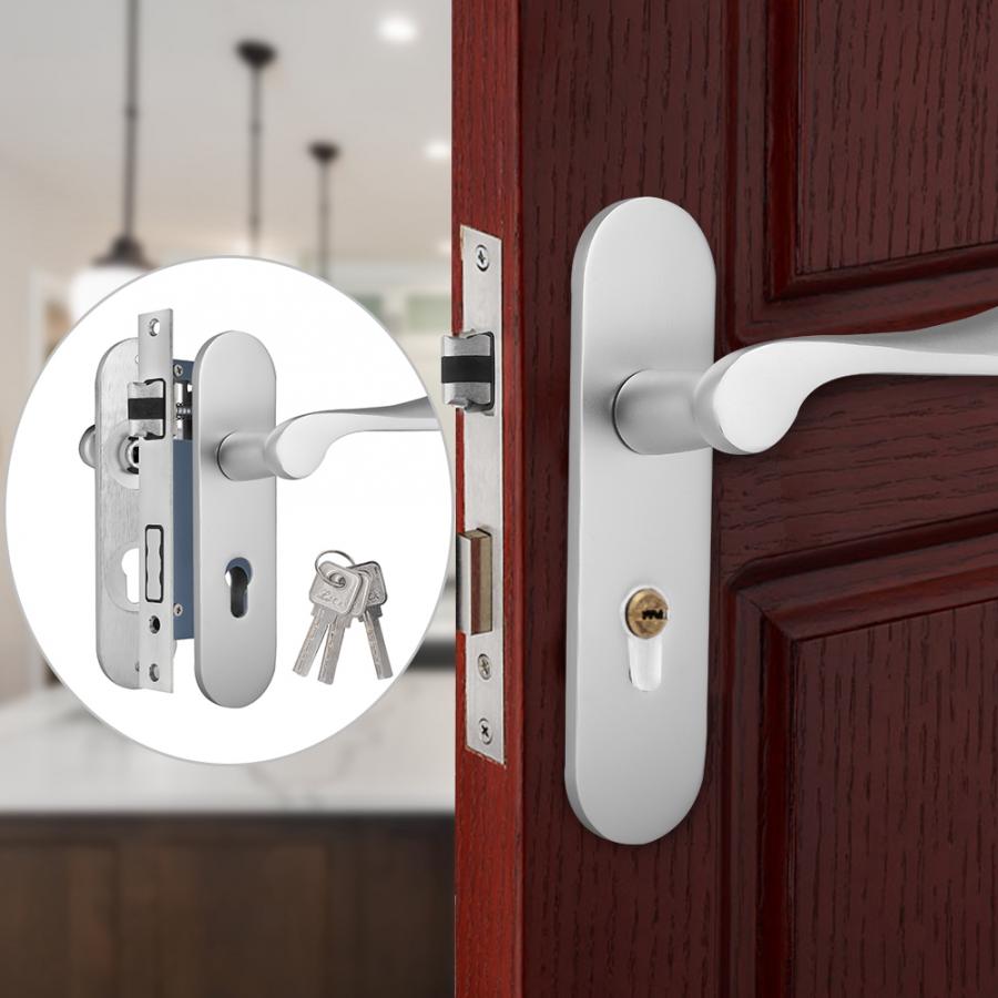 Smart deurslot Deurslot, Interieur Security Lock voor de Slaapkamer, Woonkamer, met Aluminium Materiaal Ruimte