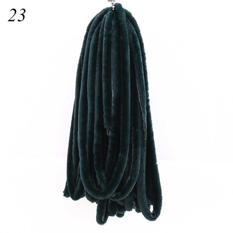1M Kunstmatige Wasbeer Vossenbont Tapes Faux Konijnenbont Pluizige Kostuum Accessoires Luxe Warm Diy Naaien Tapes Voor Kledingstuk schoen Zak: 23 style B