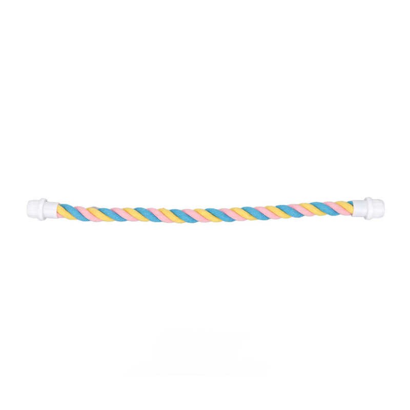Parrot Rope Perch Flexible Shape Sturdy Parrot Climbing Cotton Rope for Parakeets : L