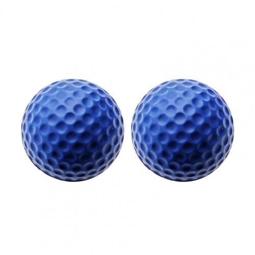 Soft Golf Balls Solid Color Golf Light Balls Eco-friendly Skin-friendly Useful Portable Solid Golf ball: Blue