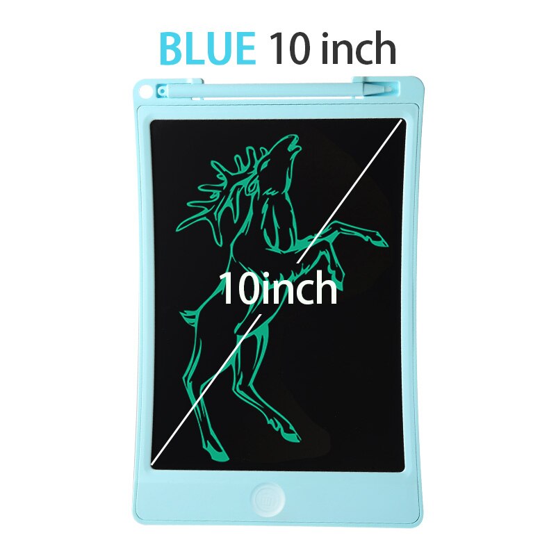 10-Inch LCD Writing Tablet - E-writer, Graphics Drawing Board, Doodle Pad for Kids: Blue