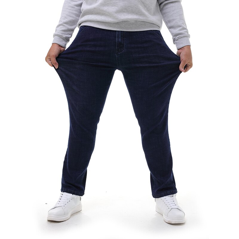 Plus size 44 46 48 50 52 heren casual stretch jeans business grote maten dansbroeken herenbroeken merk