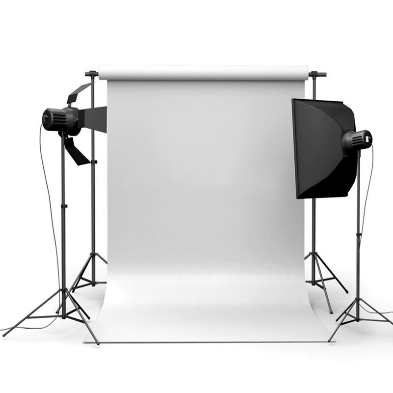 MAYITR 3x5ft Pure Witte Fotografische Achtergrond Vinyl Muur Fotografie Studio Foto Prop Achtergrond 0.9x1.5 m