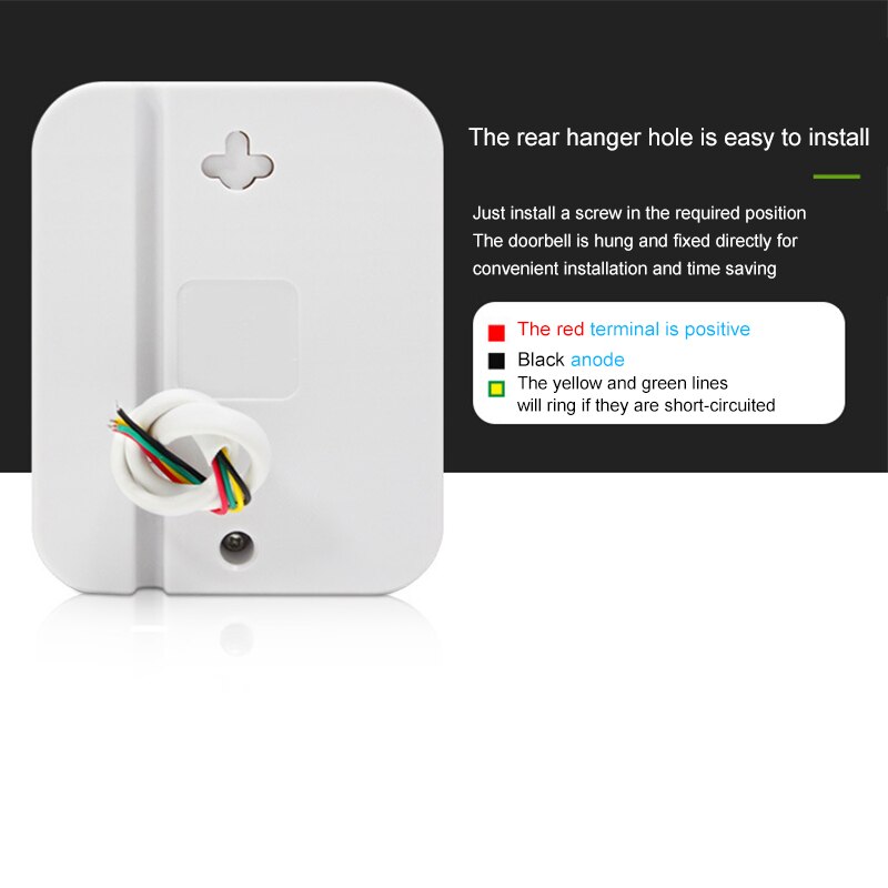 Wired Door Bell 12V Vocal Wired Doorbell Welcome Door Bell For Office Home Security Control System White Practical Door Ring