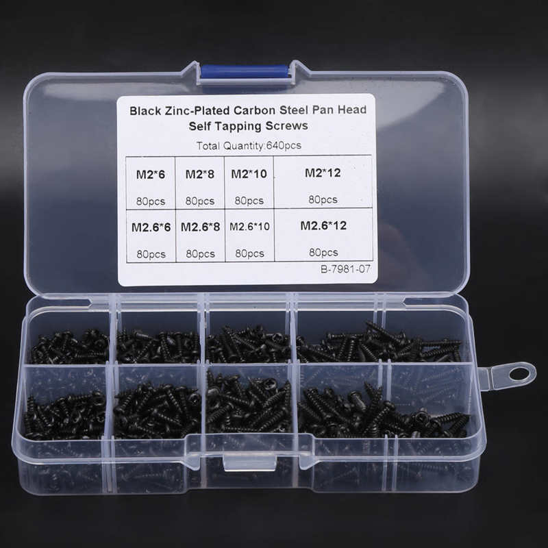 Pan Kop Schroeven Set Veel Specificaties Van M2 M2.6 Tikken Schroeven Met Amateurs Reparateurs Voor Diy