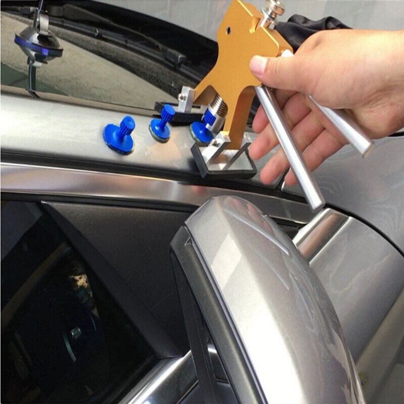 PDR Tool Newest 18pcs/set Golden Car Paintless Dent Repair Tools/Auto Dent Lifter Removal Auto Body PDR Tools Toolkit