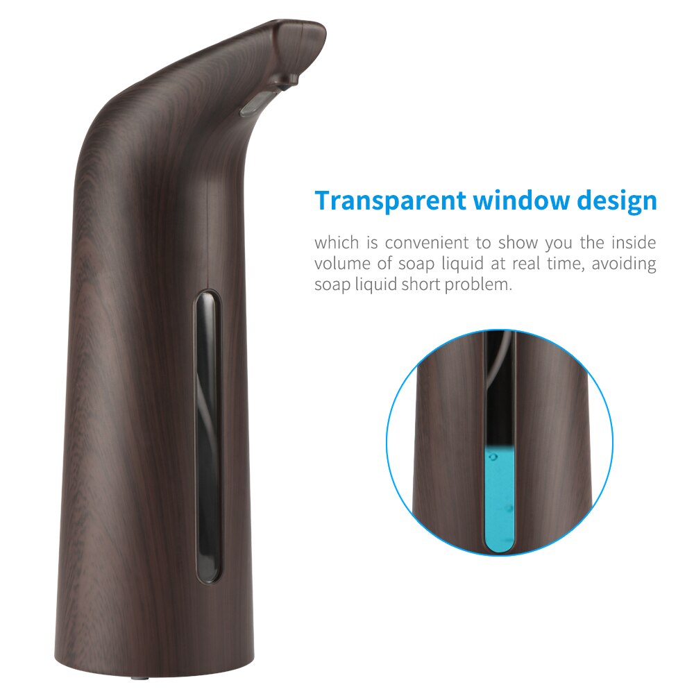 400ML Automatic Soap Dispenser Hand Free Touchless Sanitizer Bathroom Dispenser Smart Sensor Liquid Soap Dispenser For Kitchen