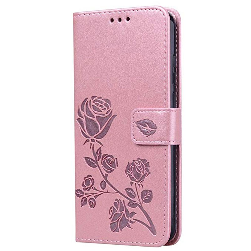 Wallet Case for Prestigio Wize Q3 Case Flip Leather Silicon Phone Bag Cases Cover On Prestigio Wize Q3 Psp3471duo Psp 3471 Duo: MGH Pink