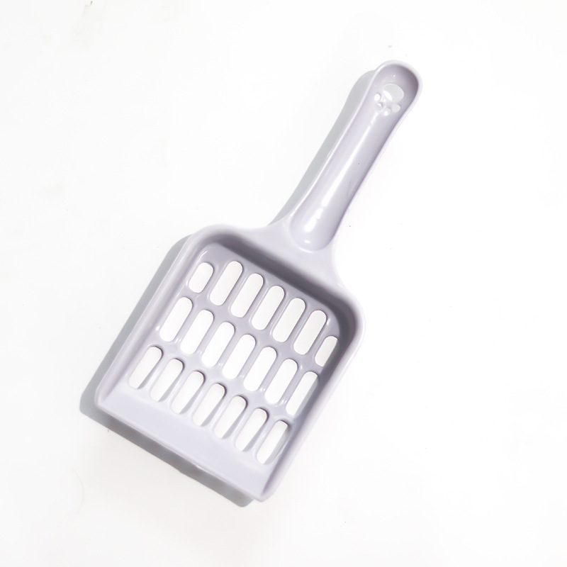 Spatule à litière pour chat, cuillères à sable qui fuient pour chien, toilettes pour chat, pelle à sable pour animaux de compagnie, outils de nettoyage ménager, pelle à sable pour chats: Gris clair