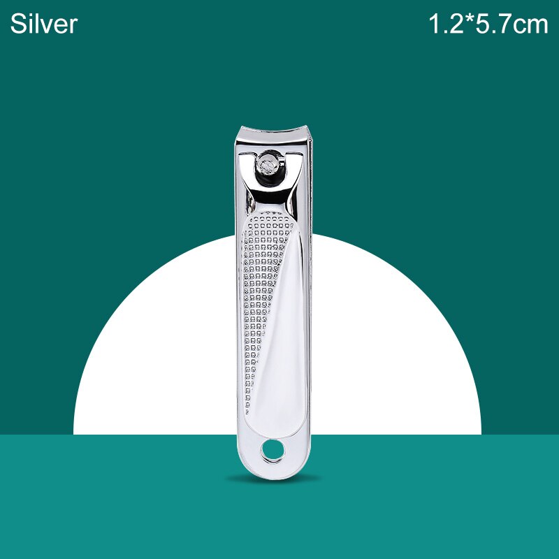 Nail Clippers Stainless Steel Dead Skin Manicure Fingernail Cutter Thick Hard Ingrown Toenail Scissors Pedicure tools: Silver S