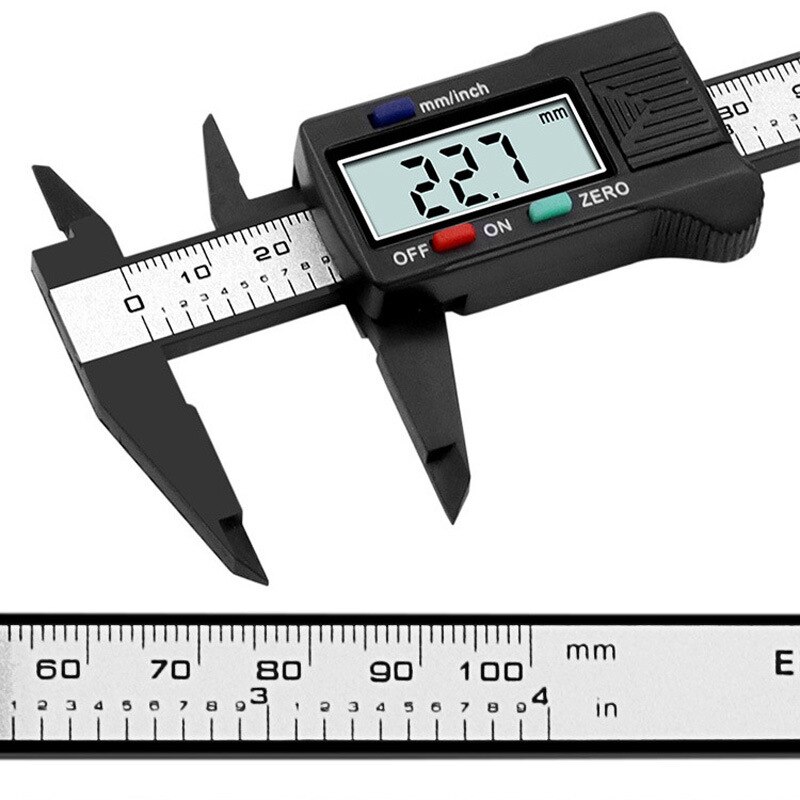 Plastic Elektronische Digitale Schuifmaat Digitale Schuifmaat Met Diepte Meten: Default Title