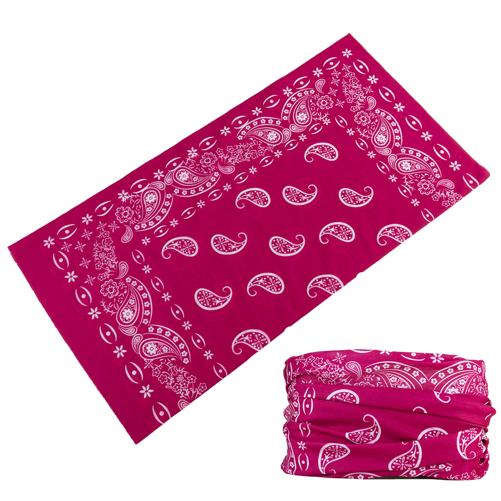 Paisley Magic Seamless Bandanas Women Men Sports Headband Outdoor Head Scarf For Female Male Buffs Face Shield