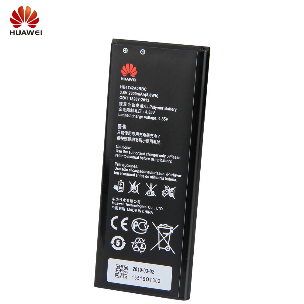 Original Ersatz Batterie Huawei HB4742A0RBC Für Huawei Ehre 3c aufsteigen G630 G730 G740 H30-T00 H30-T10 H30-U10 2300mAh