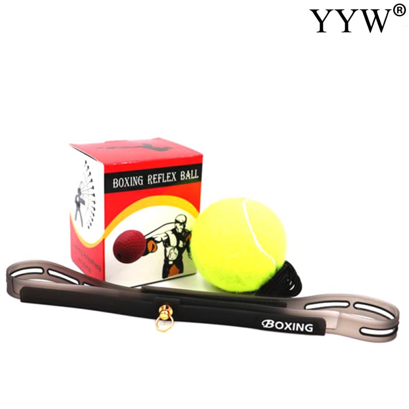 Boxing Reflex Punching Balls Head-mounted Speed Balls Improve Force Hand Eye Reaction Training Set Stress Gym Boxing Exercise