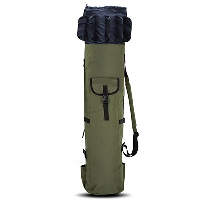 GHOTDA – sac de rangement pour canne à pêche, épais, Oxford, pliable, grande capacité, étanche: Green