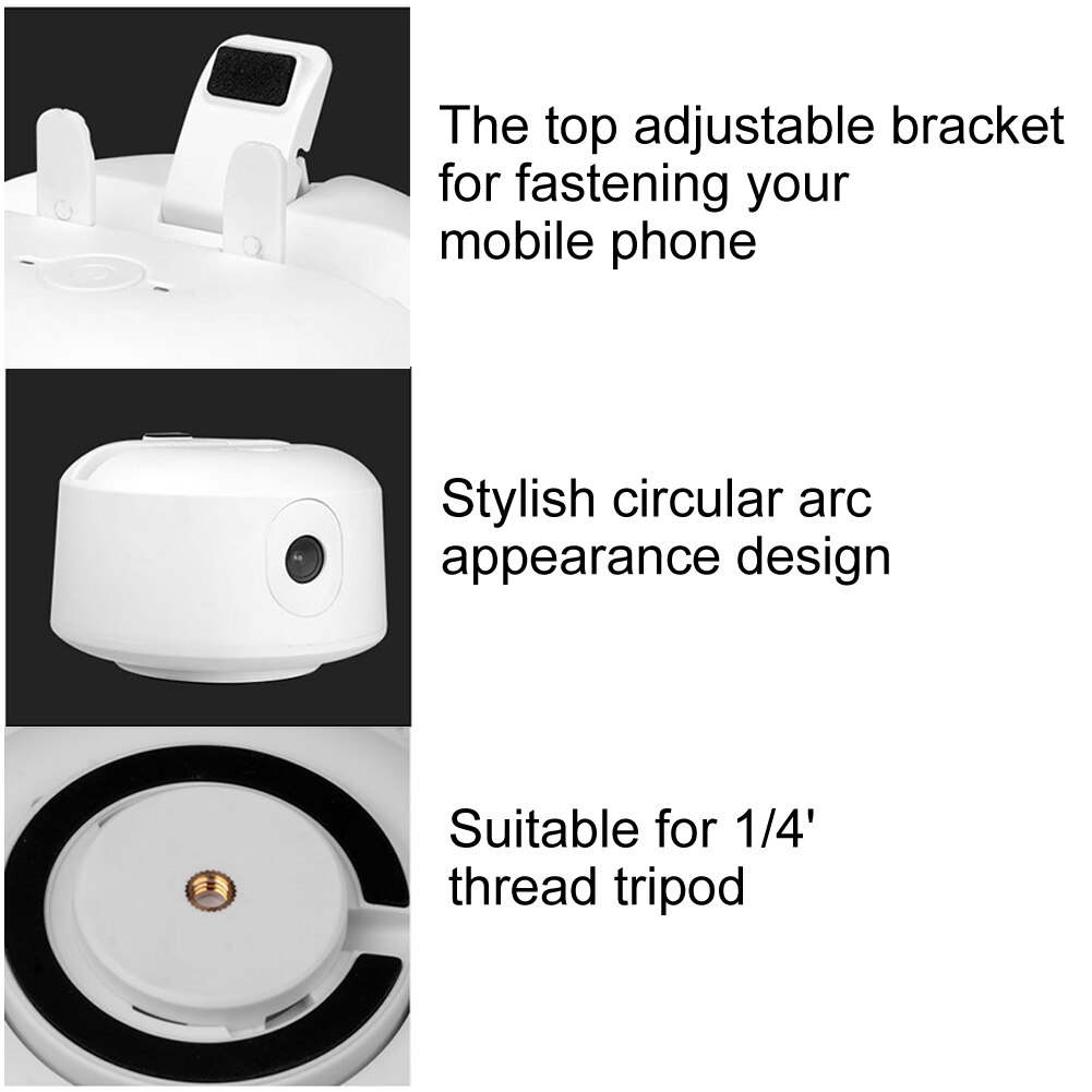 Hands Free 360 Degree Rotation Video Chat Desktop Online Teaching Live Broadcast Multifunction Home Smart Tracking Mobile Holder