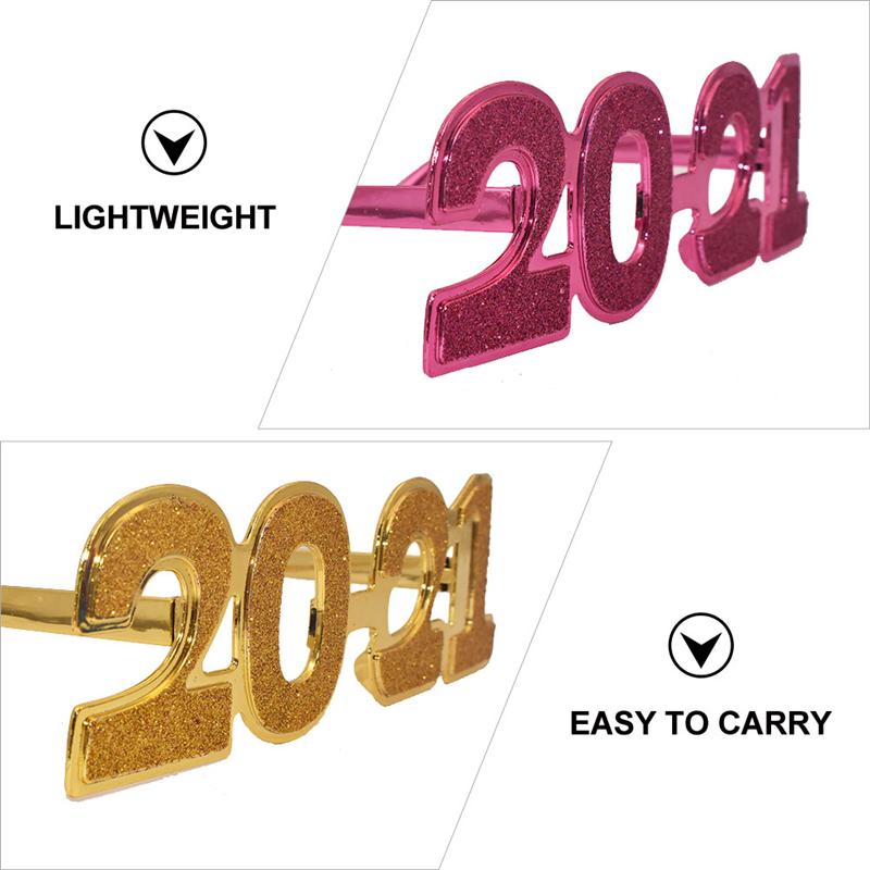 6 Paar Jaar Brillen Modieuze Brillen Prop Kostuum Brillen Decor