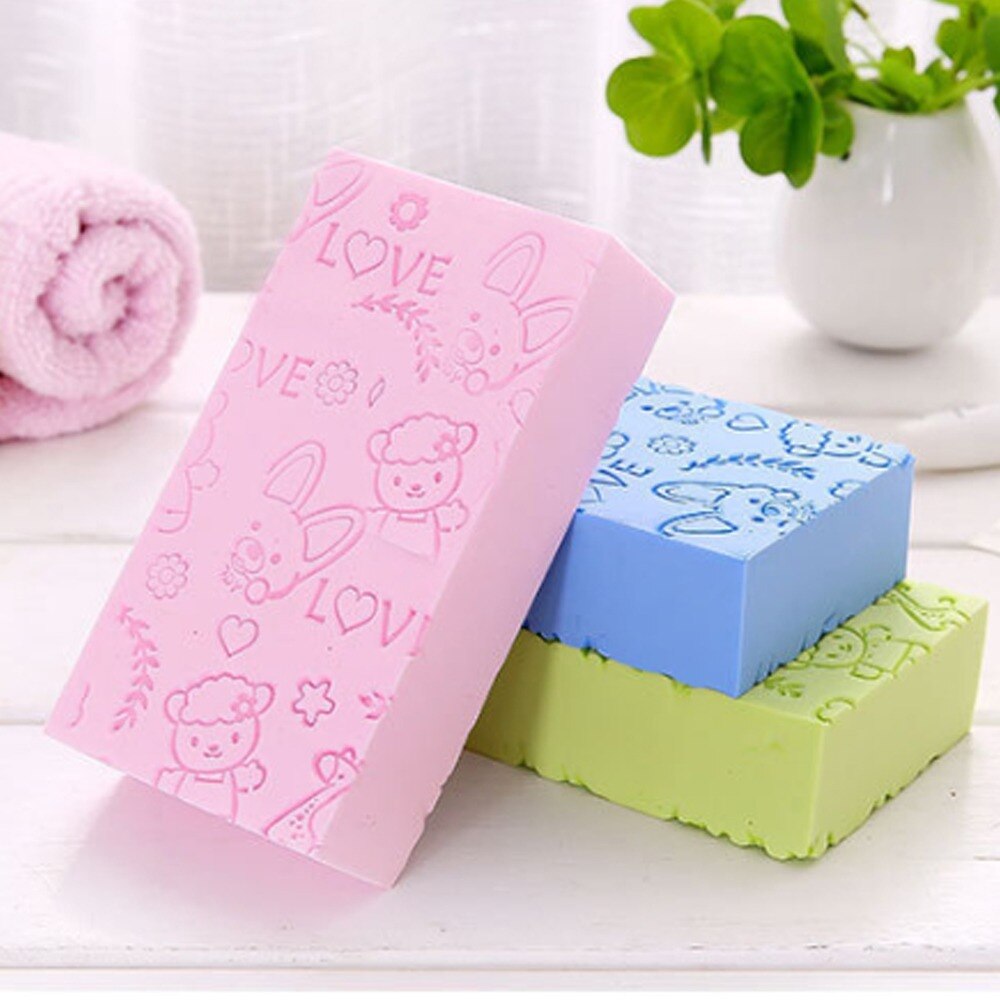 1 Magic Bath Sponge Exfoliating/Dead Skin Removing Sponge Body Massage Cleaning Shower Brush Bath Tools Bathroom For Kids Adult