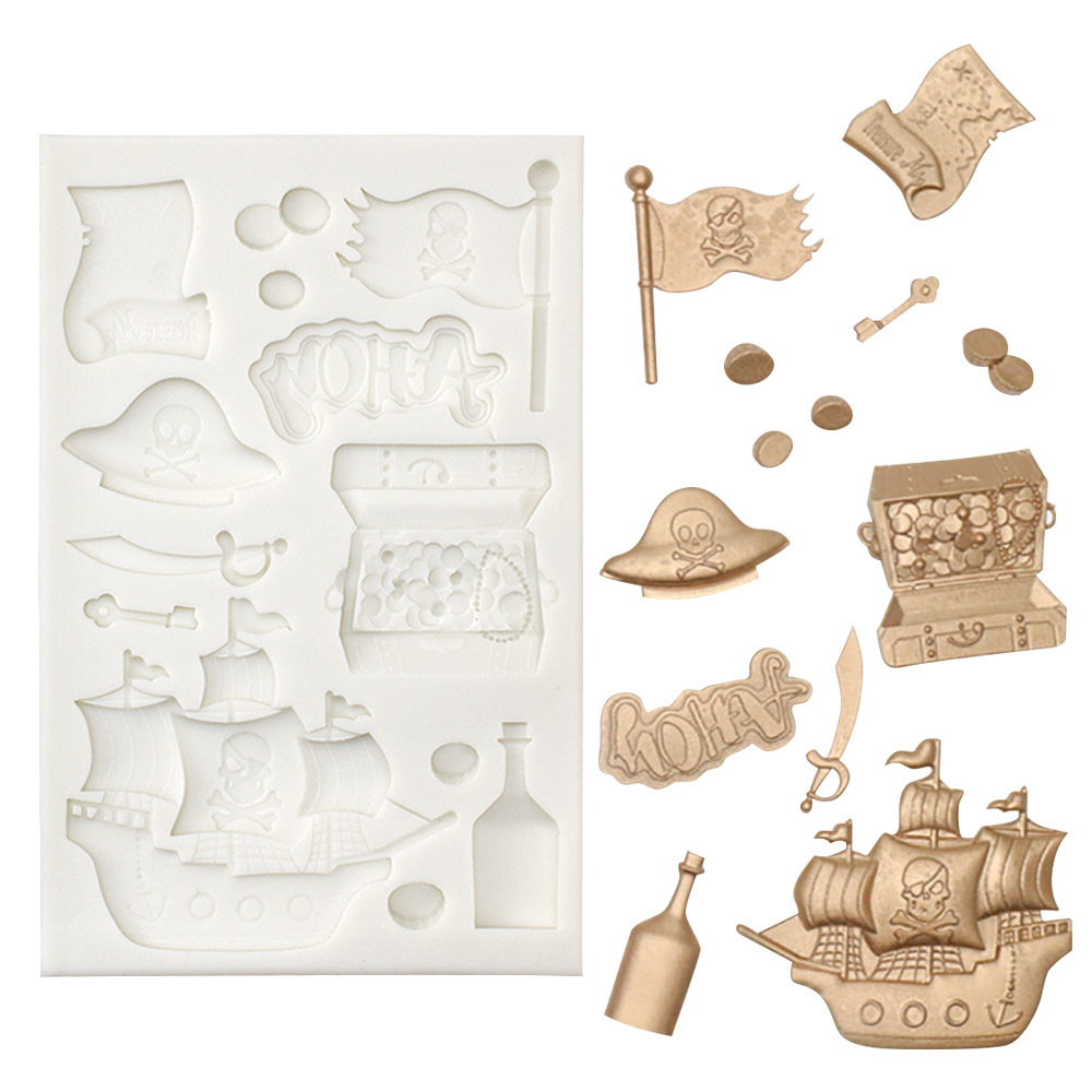 Moules en silicone en forme de crâne pour décoration de gâteau au chocolat, moules en résine, accessoires de cuisson Har Ant, élection bricolage, Halloween 7.5,