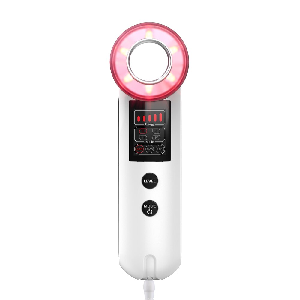 4 Sonic Pulse Frequency Vibration Ultrasonic Facial Cleaning Face Lifting Skin Rejucenation Beauty Machine For Home Use