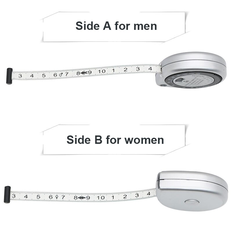 BMI Soft Body Measuring Tape 150cm Retractable PVC Ruler Meter Fitness Tools Measure Waist Lose Weight Fitness Women Men