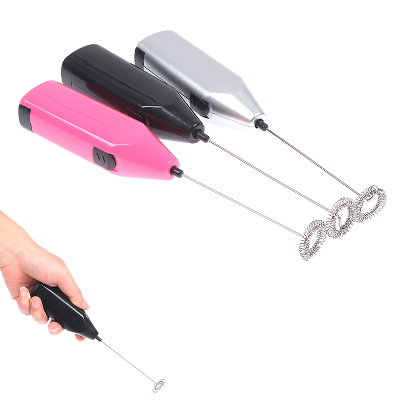 Montalatte elettrico frullino per le uova cucina bevanda schiuma sbattitore miscelatore agitatore caffè cappuccino crema frusta miscela schiumosa baffi