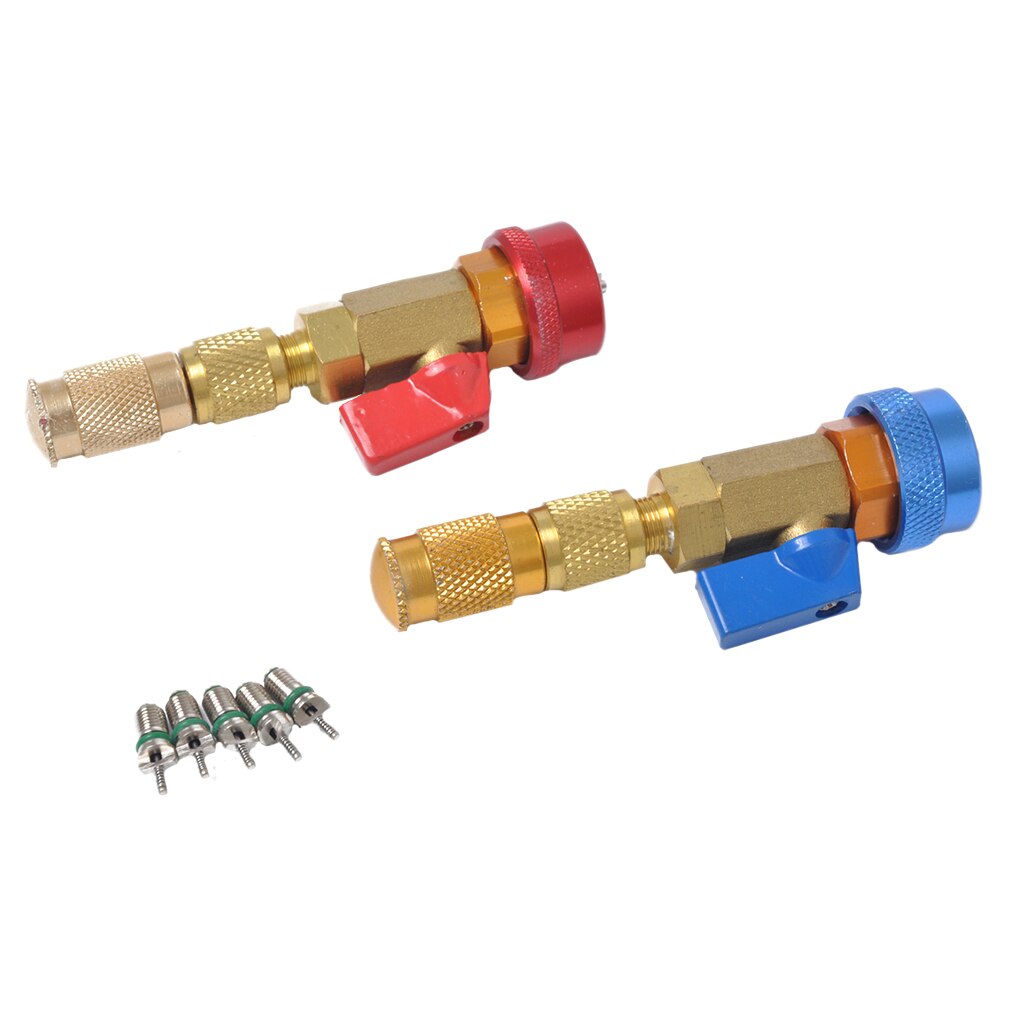 Air Conditioning R134a Spool Quick Removal Installer Pressure Tool Kits and R134 Valve Core