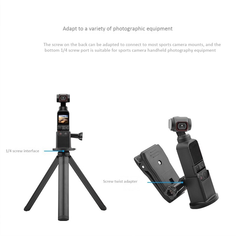 for DJI Pocket 2 Gimbal Base Accessories for DJI Osmo Pocket Gimbal Base Adapter Holder Fixed Mount Screw