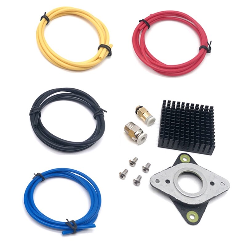 3D Printer Deel Kit Stepping Demper Met Radiator Ptfe Buis PC4 Quick Pneumatische Connector Voor Nema 17 Stepper