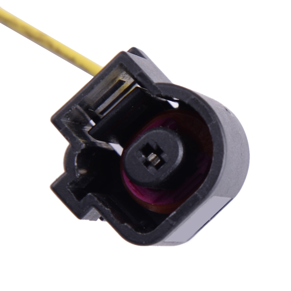DWCX Black 1-Pin Connector Oil Pressure Sensor Plug Socket Wiring Harness Adapter 1J0973081 Fit For VW Golf Jetta