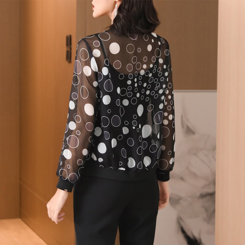 2020 verão jaqueta de renda feminina impressão básica jaqueta fina manga longa feminino casual bombardeiro silm jaqueta protetor solar outwear roupas