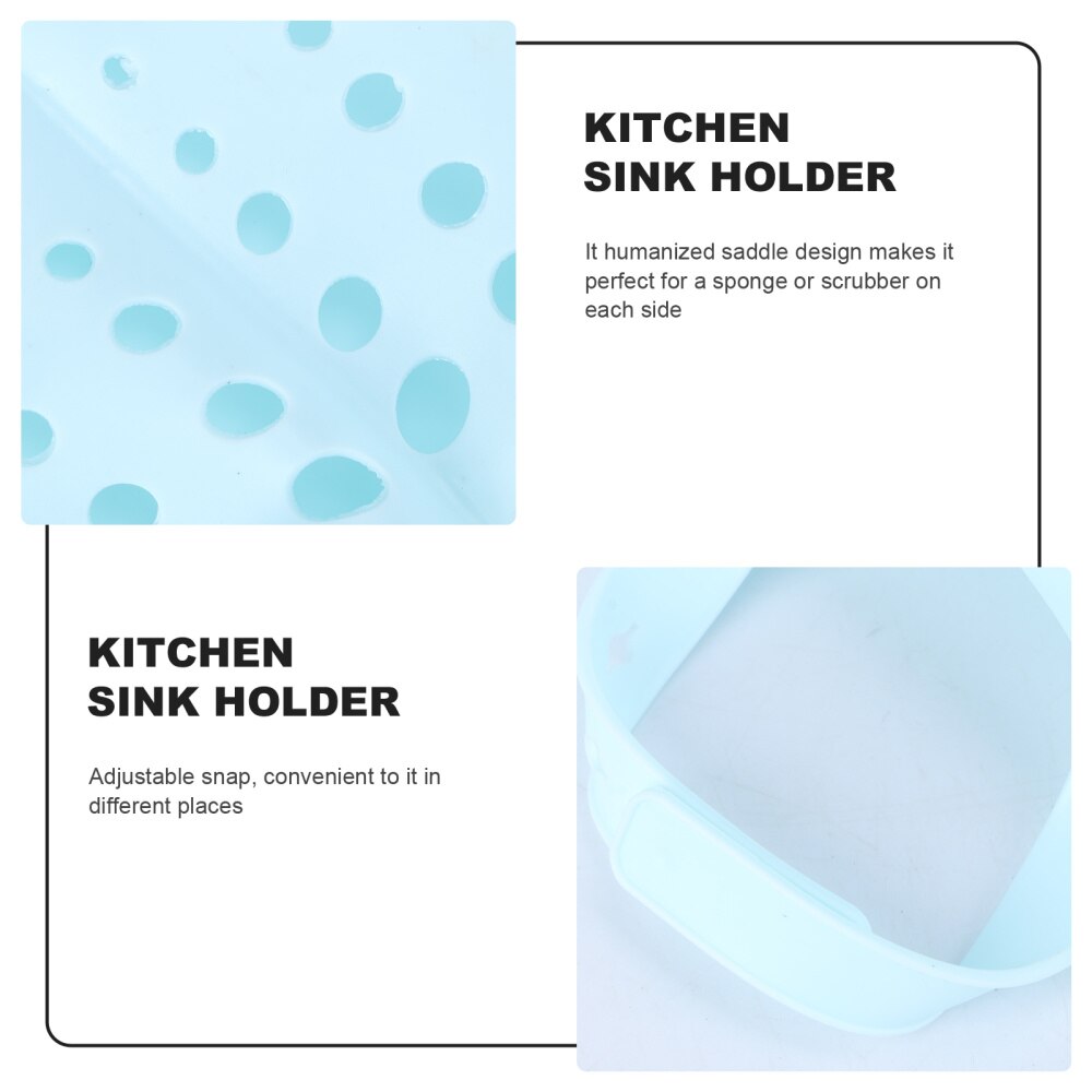 Keuken Badkamer Opknoping Mand Opslag Dikkere Dubbele Wastafel Pouch Afvoer Spons Houder Gadget Organizer Rekken (Wit)