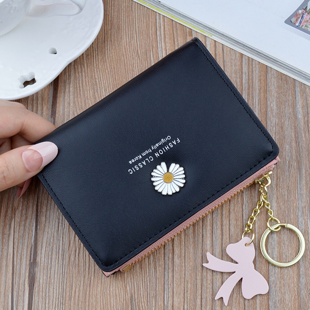 Flower wristband ladies long clutch bag large-capacity wallet female coin purse ladies coin purse mobile pocket card case Catlas: 3