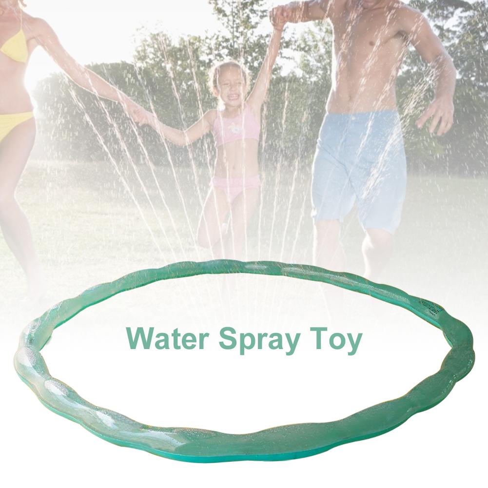 Protable Outdoor 200CM Children Lawn Sprinkler Hoop Ring PVC All-round Cooling Water Splash Toy Summer Have Fun Paly Toys